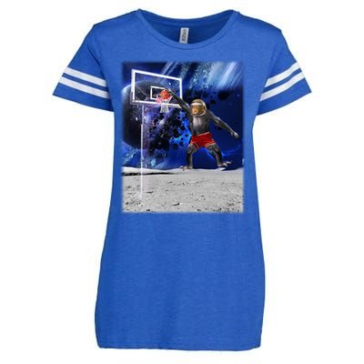 Air Ape Dunking Basketball Monkey Enza Ladies Jersey Football T-Shirt