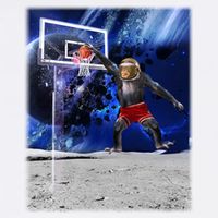 Air Ape Dunking Basketball Monkey Garment-Dyed Sweatshirt