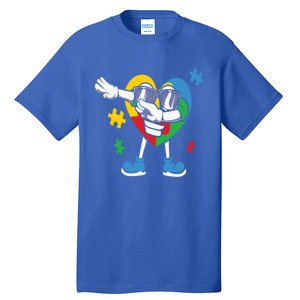 Autism Awareness Dabbing Puzzle Great Gift Tall T-Shirt