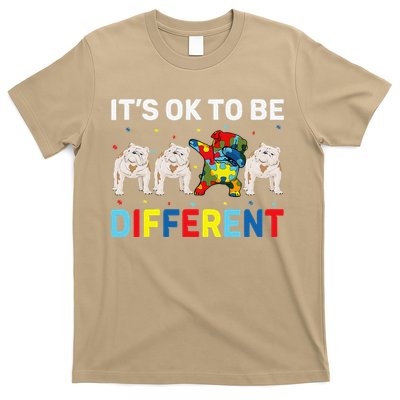 Autism Awareness Day Gift Funny Dabbing English Bulldog T-Shirt