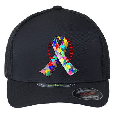 Autism Awareness Day Love Flexfit Unipanel Trucker Cap