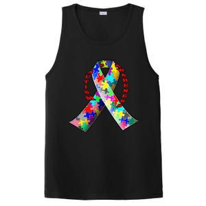 Autism Awareness Day Love PosiCharge Competitor Tank