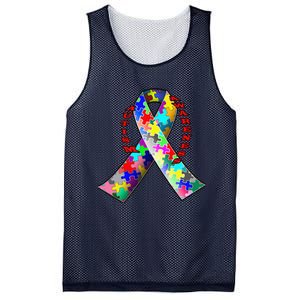 Autism Awareness Day Love Mesh Reversible Basketball Jersey Tank