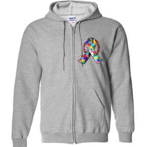 Autism Awareness Day Love Full Zip Hoodie