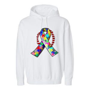 Autism Awareness Day Love Garment-Dyed Fleece Hoodie