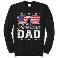 All American Dad 4th Of July Sunglasses Family Matching Sweatshirt