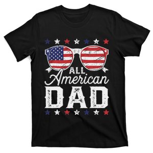 All American Dad 4th Of July Sunglasses Family Matching T-Shirt