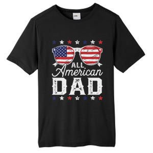 All American Dad 4th Of July Sunglasses Family Matching Tall Fusion ChromaSoft Performance T-Shirt