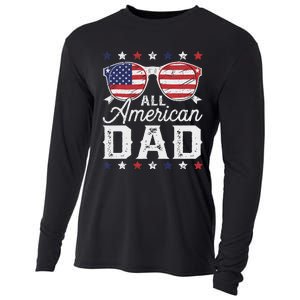 All American Dad 4th Of July Sunglasses Family Matching Cooling Performance Long Sleeve Crew