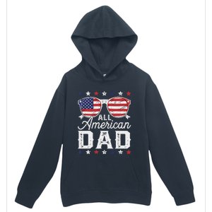 All American Dad 4th Of July Sunglasses Family Matching Urban Pullover Hoodie