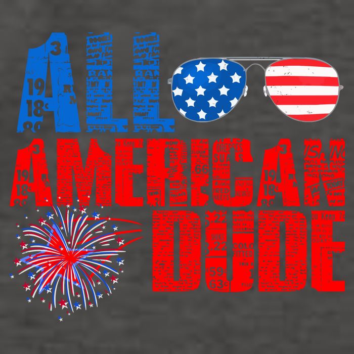 All American Dude 4th Of July Vector Backpack
