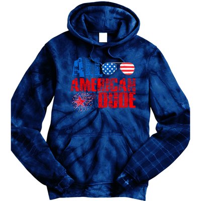 All American Dude 4th Of July Tie Dye Hoodie