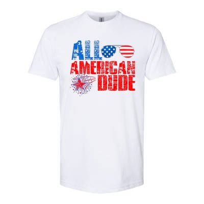 All American Dude 4th Of July Softstyle® CVC T-Shirt