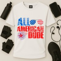 All American Dude 4th Of July Performance Shirt