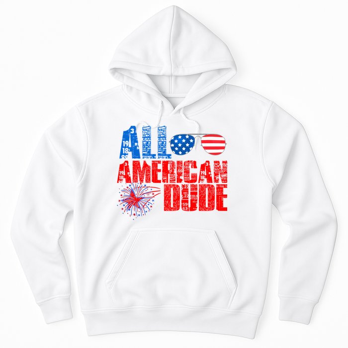 All American Dude 4th Of July Hoodie
