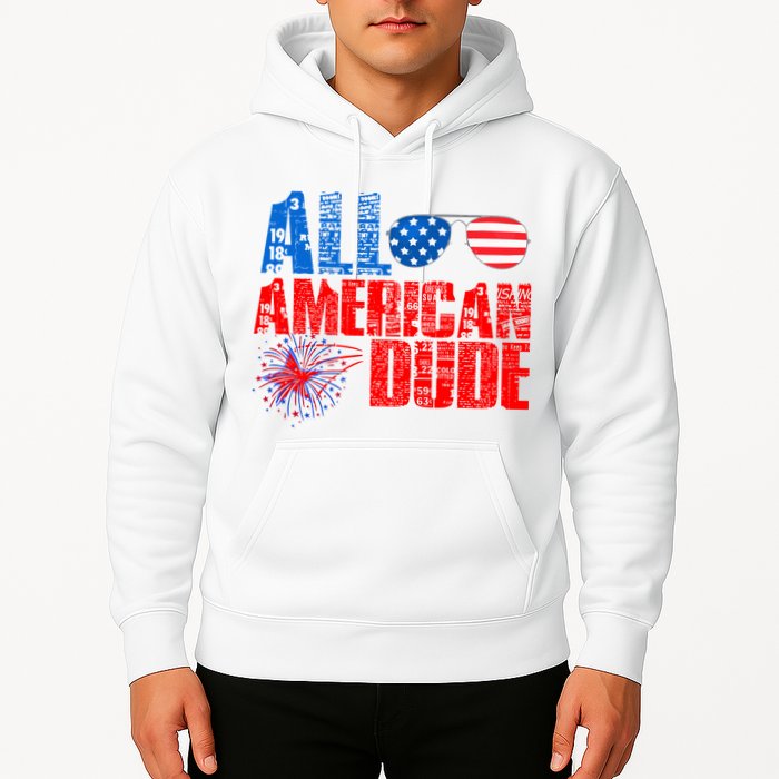All American Dude 4th Of July Hoodie