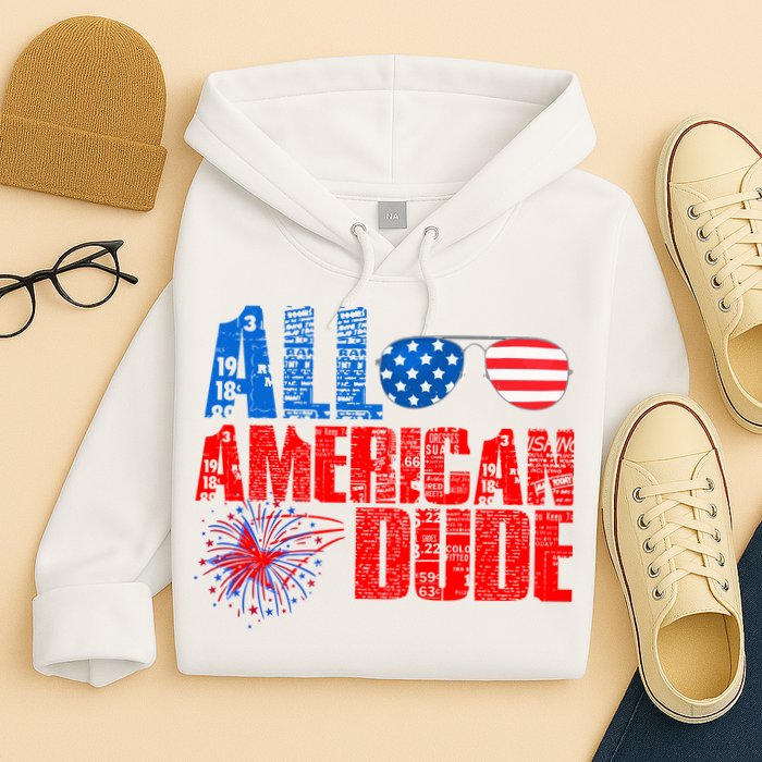 All American Dude 4th Of July Hoodie