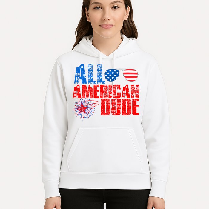 All American Dude 4th Of July Hoodie