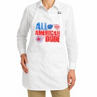 All American Dude 4th Of July Apron