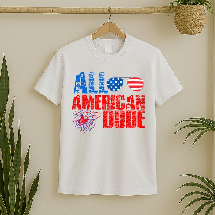 All American Dude 4th Of July T-Shirt