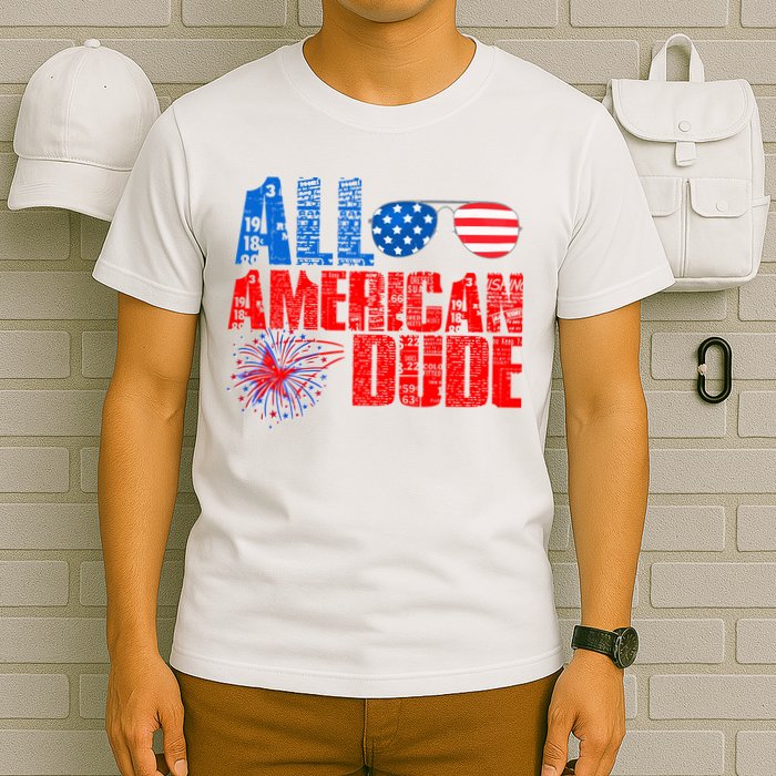 All American Dude 4th Of July T-Shirt