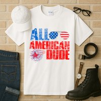 All American Dude 4th Of July Tall T-Shirt