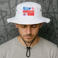 All American Dude 4th Of July Bucket Hat