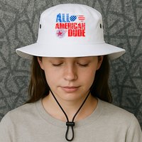All American Dude 4th Of July Bucket Hat