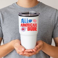 All American Dude 4th Of July Tumbler