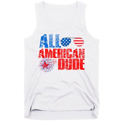 All American Dude 4th Of July Tank Top