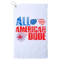 All American Dude 4th Of July Golf Towel