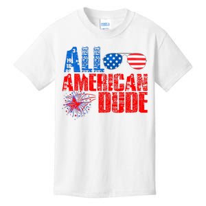 All American Dude 4th Of July Kids T-Shirt