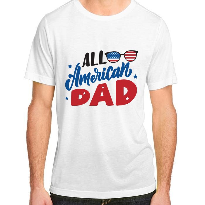 All American Dad | 4th Of July Family Outfits Adult ChromaSoft Performance T-Shirt