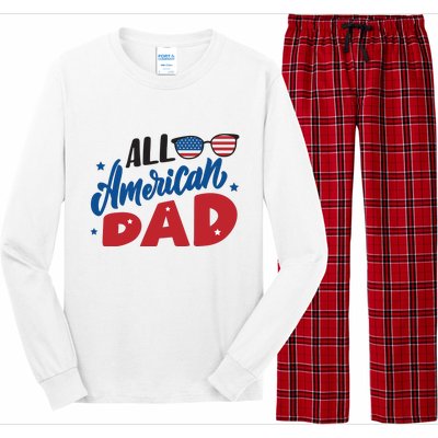 All American Dad | 4th Of July Family Outfits Long Sleeve Pajama Set