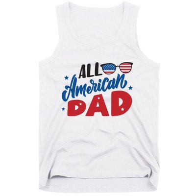 All American Dad | 4th Of July Family Outfits Tank Top