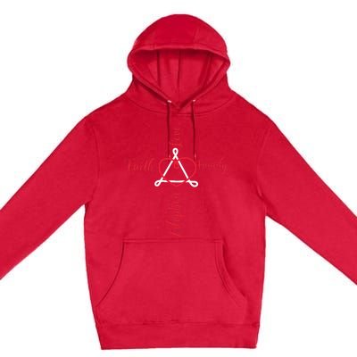 Adoption Announcement Day Family Faith Love Premium Pullover Hoodie