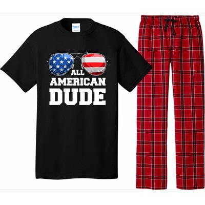 All American Dude 4th Of July Great Gift Pajama Set