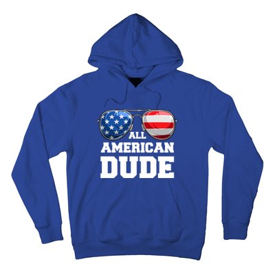 All American Dude 4th Of July Great Gift Hoodie