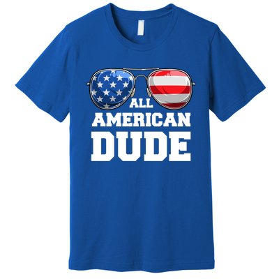 All American Dude 4th Of July Great Gift Premium T-Shirt