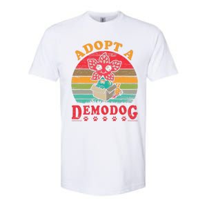 Adopt A Demodog Funny Dog Lovers Softstyle CVC T-Shirt