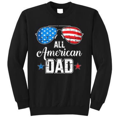 All american dad US flag sunglasses for matching 4th of July Sweatshirt