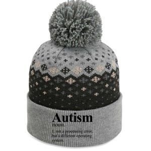 Autism Awareness Definition Gift The Baniff Cuffed Pom Beanie