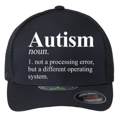 Autism Awareness Definition Gift Flexfit Unipanel Trucker Cap