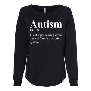 Autism Awareness Definition Gift Womens California Wash Sweatshirt