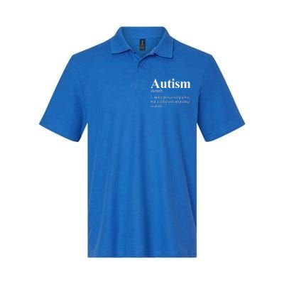 Autism Awareness Definition Gift Softstyle Adult Sport Polo