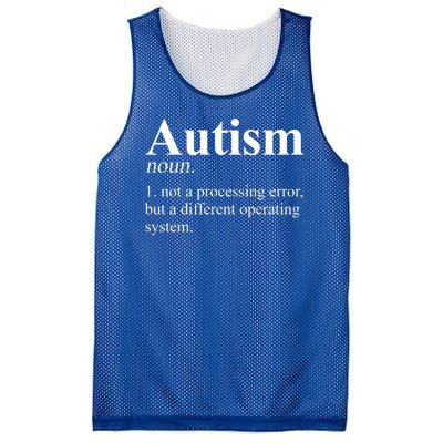 Autism Awareness Definition Gift Mesh Reversible Basketball Jersey Tank