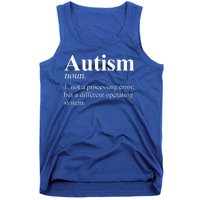 Autism Awareness Definition Gift Tank Top