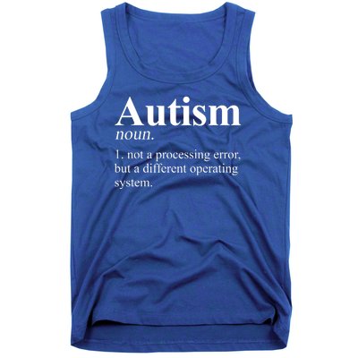 Autism Awareness Definition Gift Tank Top