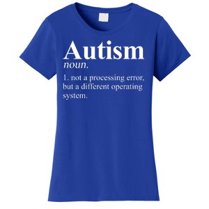 Autism Awareness Definition Gift Women's T-Shirt