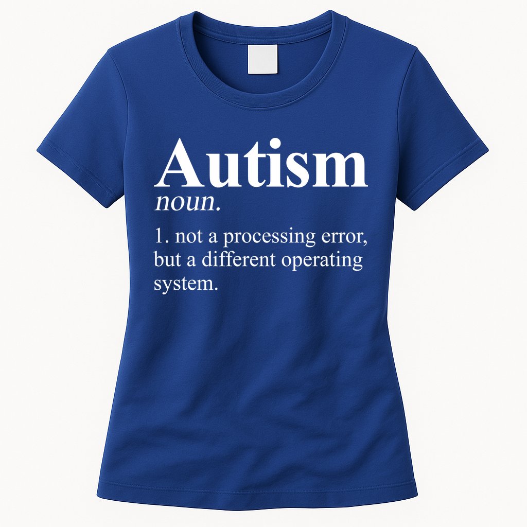 Autism Awareness Definition Gift Womens T-Shirt